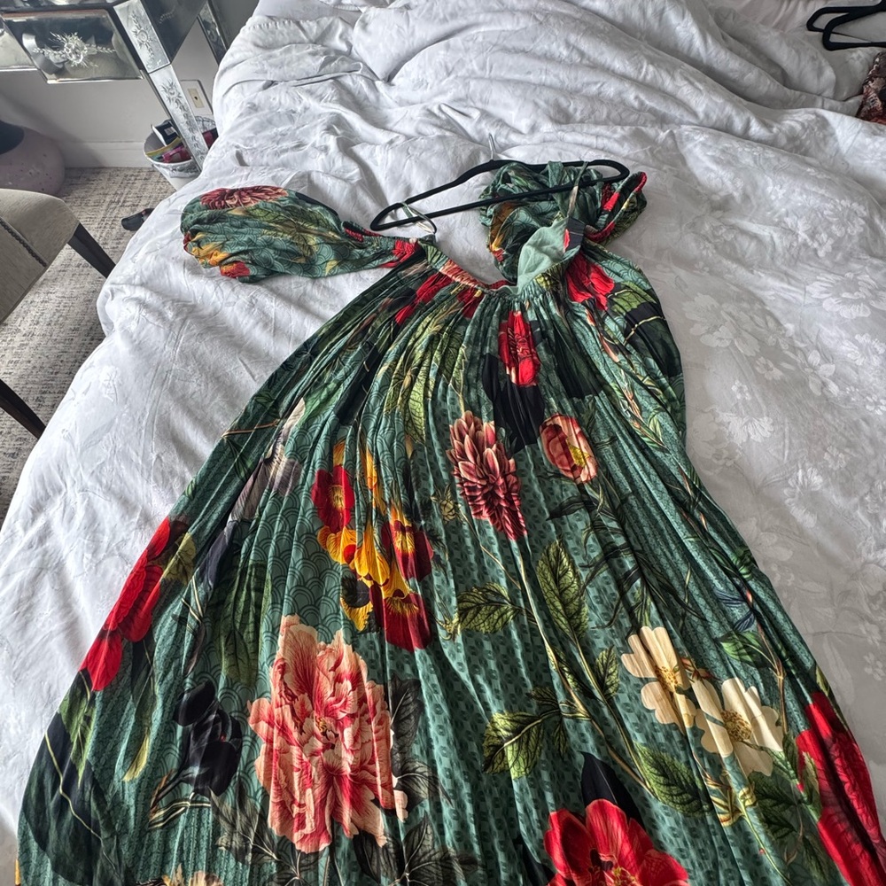 Maxi dress - coloful and flowing - Picture 4 of 5